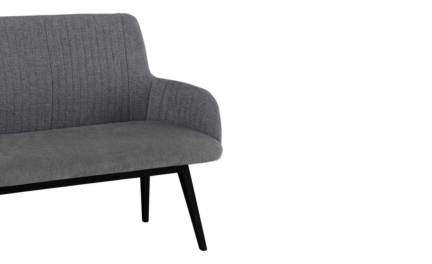 Woodford Polsterbank Menda | Schwarz Anthrazit 10 Woodford Polsterbank Menda | Schwarz Anthrazit – Bild 10