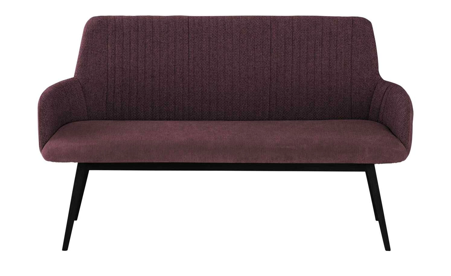 Woodford Polsterbank Menda | Schwarz Bordeaux 3 Woodford Polsterbank Menda | Schwarz Bordeaux – Bild 3