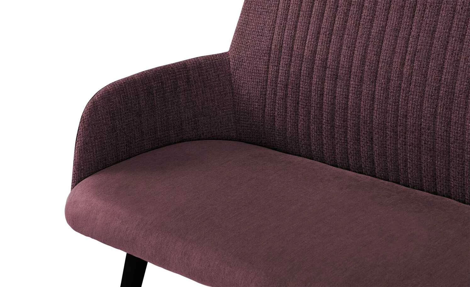 Woodford Polsterbank Menda | Schwarz Bordeaux 6 Woodford Polsterbank Menda | Schwarz Bordeaux – Bild 6