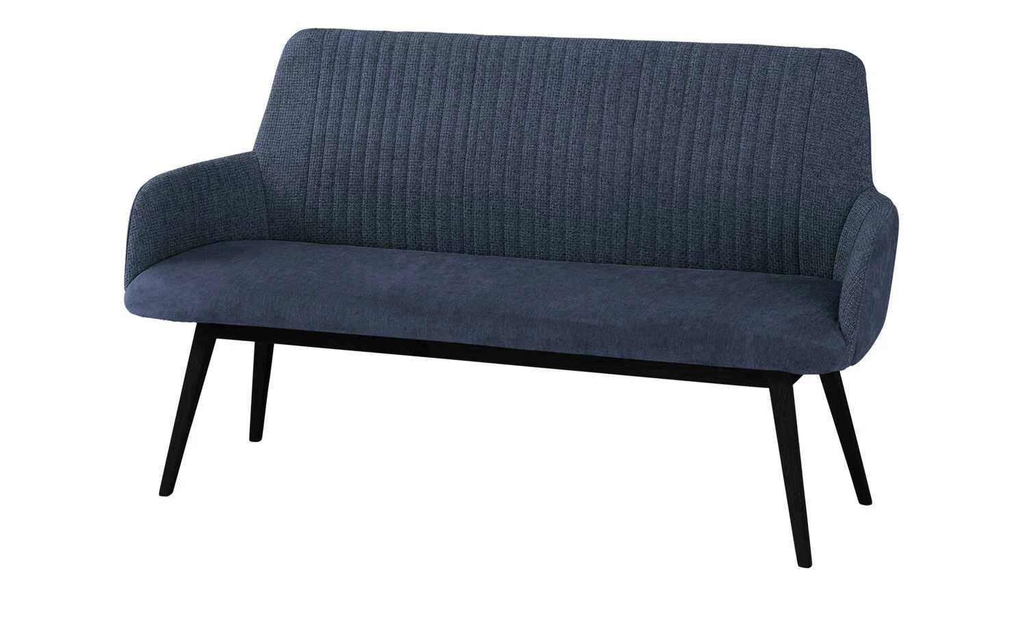 Woodford Polsterbank Menda | Schwarz Nachtblau 1 Woodford Polsterbank Menda | Schwarz Nachtblau