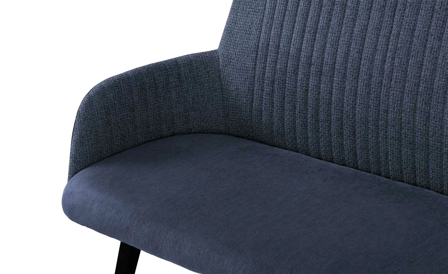 Woodford Polsterbank Menda | Schwarz Nachtblau 7 Woodford Polsterbank Menda | Schwarz Nachtblau – Bild 7