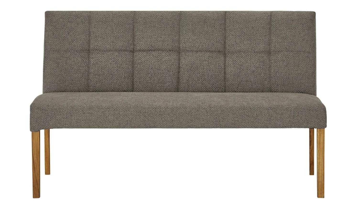 Woodford Polsterbank Mako | Cappuccino (Braun) Eiche geölt Webstoff grob 7 Woodford Polsterbank Mako | Cappuccino (Braun) Eiche geölt Webstoff grob – Bild 7