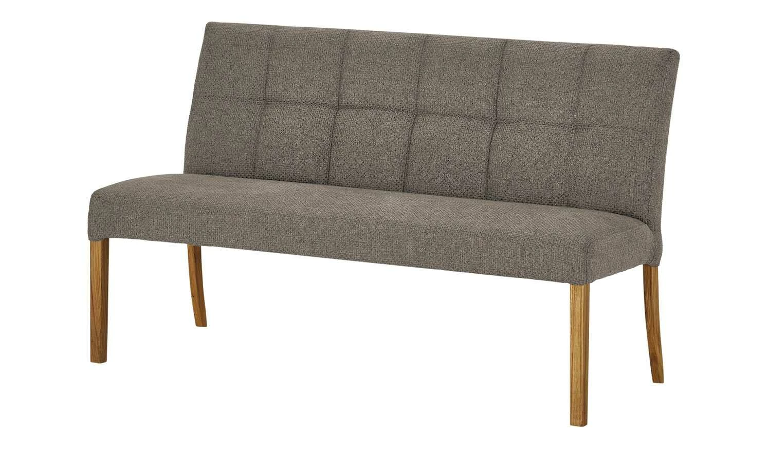 Woodford Polsterbank Mako | Cappuccino (Braun) Eiche geölt Webstoff grob 2 Woodford Polsterbank Mako | Cappuccino (Braun) Eiche geölt Webstoff grob – Bild 2