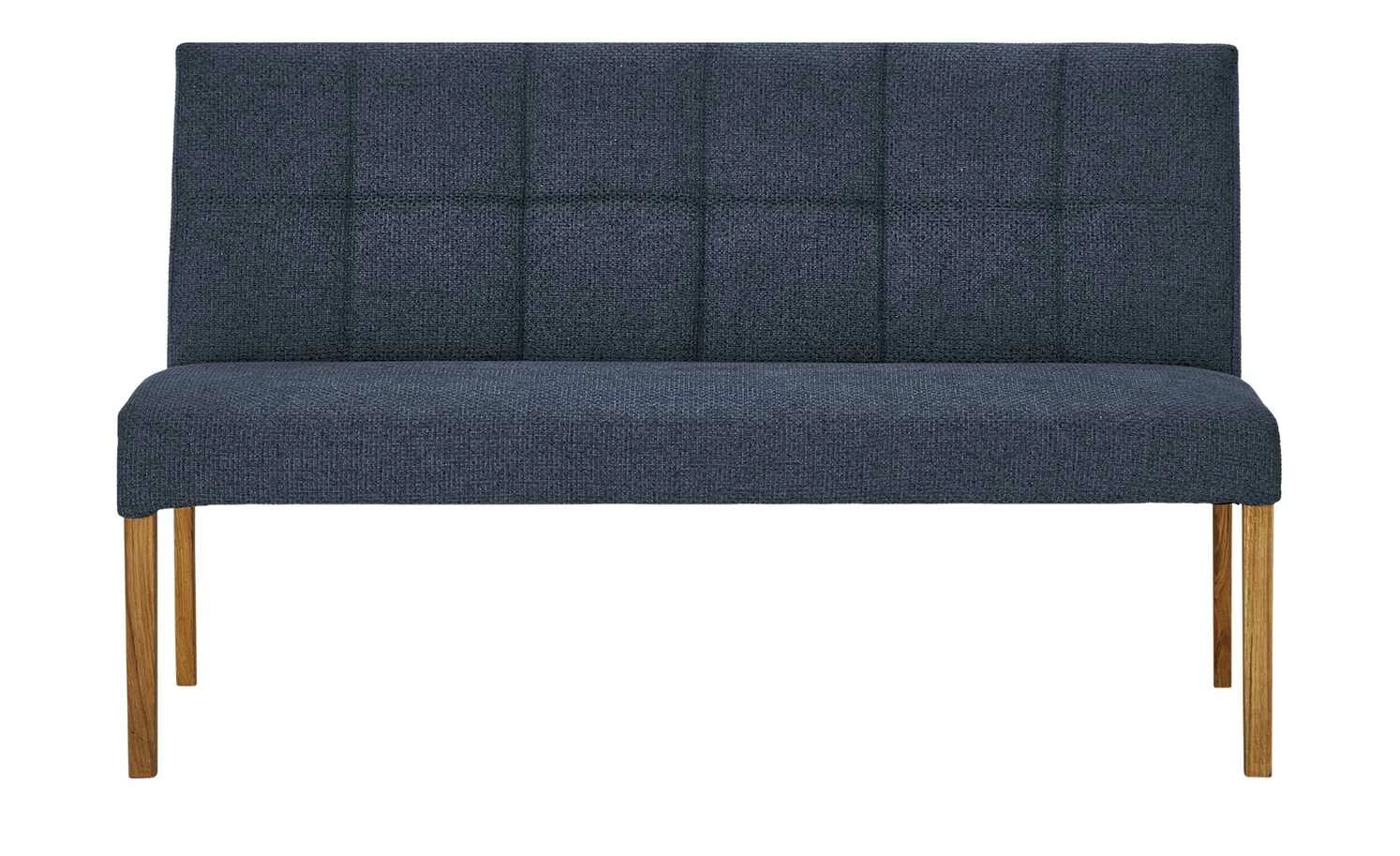 Woodford Polsterbank Mako | Nachtblau Eiche geölt Webstoff grob 5 Woodford Polsterbank Mako | Nachtblau Eiche geölt Webstoff grob – Bild 5