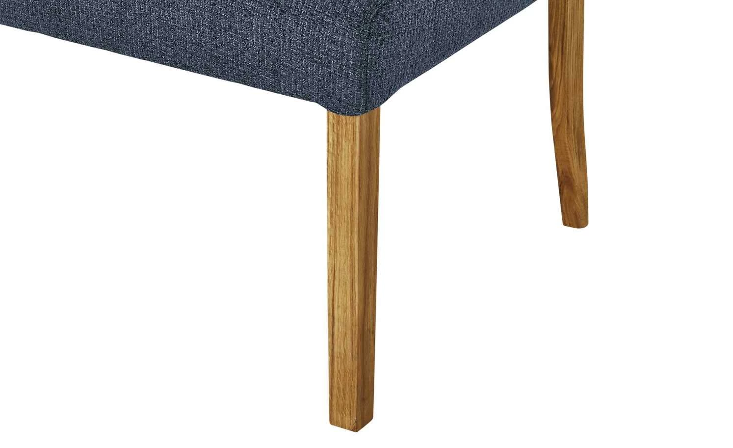 Woodford Polsterbank Mako | Nachtblau Eiche geölt Webstoff grob 7 Woodford Polsterbank Mako | Nachtblau Eiche geölt Webstoff grob – Bild 7