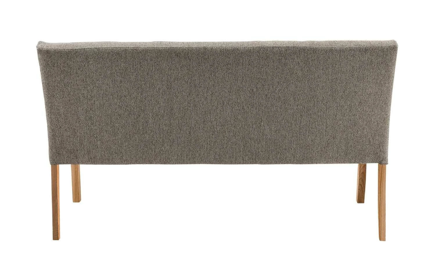 Woodford Polsterbank Mako | Cappuccino (Braun) Eiche geölt Webstoff fein 2 Woodford Polsterbank Mako | Cappuccino (Braun) Eiche geölt Webstoff fein – Bild 2