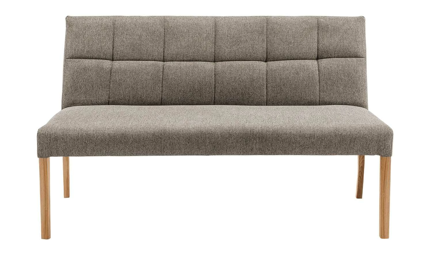 Woodford Polsterbank Mako | Cappuccino (Braun) Eiche geölt Webstoff fein 4 Woodford Polsterbank Mako | Cappuccino (Braun) Eiche geölt Webstoff fein – Bild 4