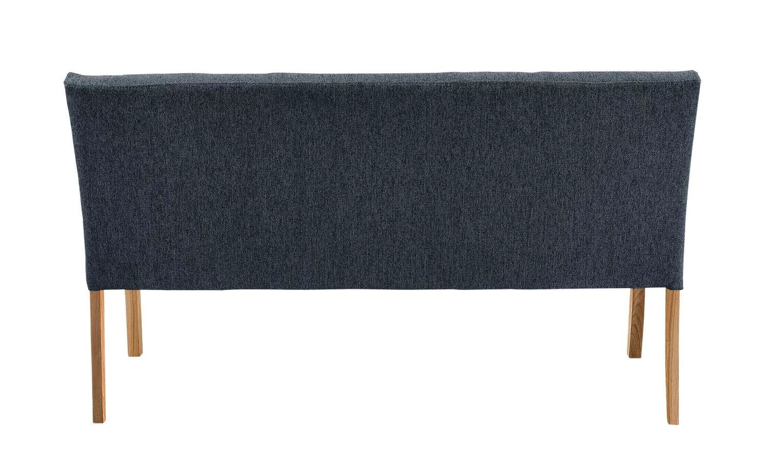 Woodford Polsterbank Mako | Nachtblau Eiche geölt Webstoff fein 2 Woodford Polsterbank Mako | Nachtblau Eiche geölt Webstoff fein – Bild 2