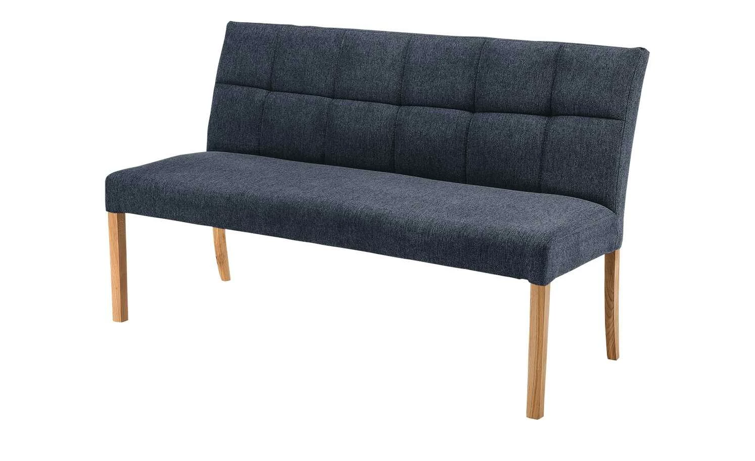 Woodford Polsterbank Mako | Nachtblau Eiche geölt Webstoff fein 1 Woodford Polsterbank Mako | Nachtblau Eiche geölt Webstoff fein