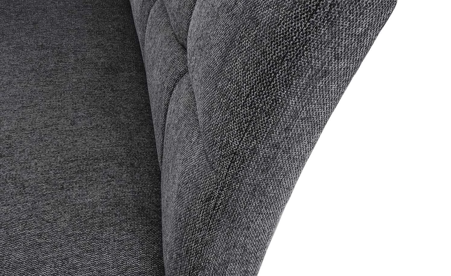 Woodford Polsterbank Mako | Anthrazit Buche natur Webstoff fein 2 Woodford Polsterbank Mako | Anthrazit Buche natur Webstoff fein – Bild 2