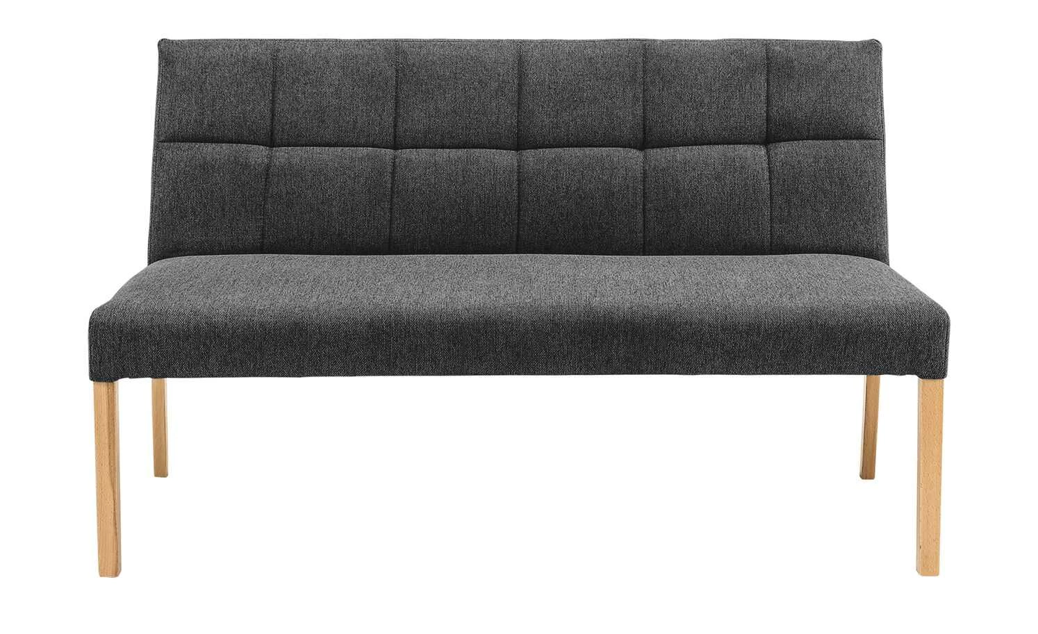 Woodford Polsterbank Mako | Anthrazit Buche natur Webstoff fein 5 Woodford Polsterbank Mako | Anthrazit Buche natur Webstoff fein – Bild 5