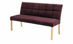 Woodford Polsterbank Mako | Bordeaux Buche natur Webstoff fein