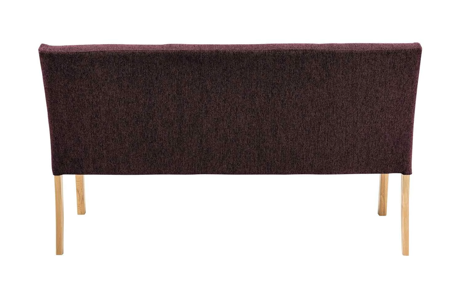 Woodford Polsterbank Mako | Bordeaux Buche natur Webstoff fein 5 Woodford Polsterbank Mako | Bordeaux Buche natur Webstoff fein – Bild 5