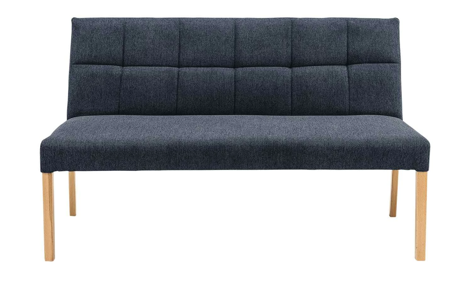 Woodford Polsterbank Mako | Nachtblau Buche natur Webstoff fein 3 Woodford Polsterbank Mako | Nachtblau Buche natur Webstoff fein – Bild 3