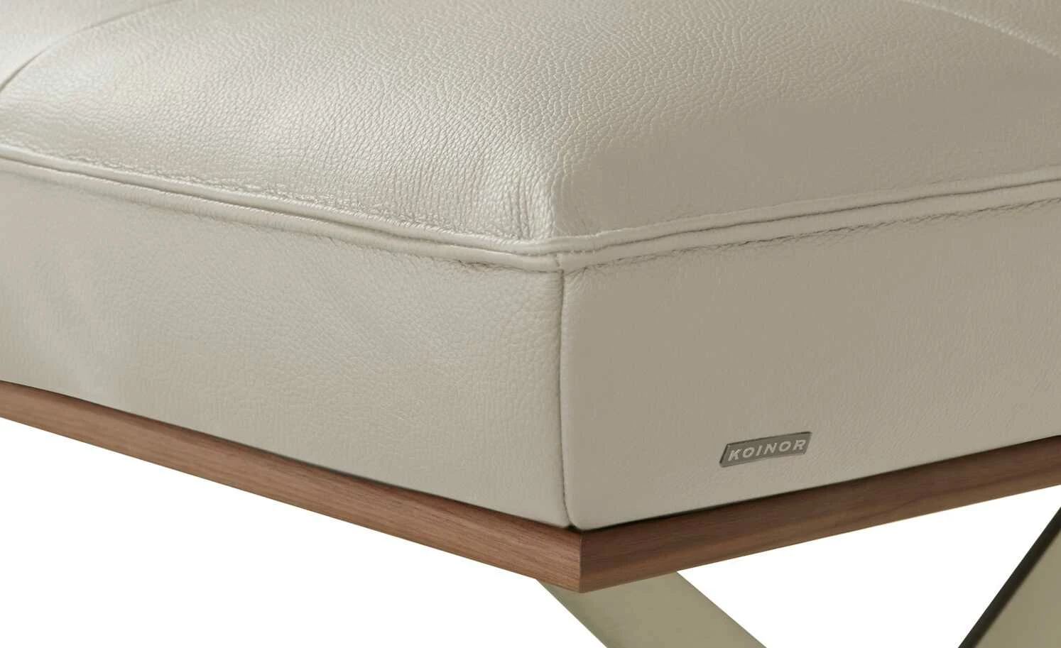 KOINOR Sitzbank Dining System 1 | Perla (Hellbeige) / Kontrastnaht Beige 154|cm 6 KOINOR Sitzbank Dining System 1 | Perla (Hellbeige) / Kontrastnaht Beige 154|cm – Bild 6