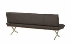 KOINOR Sitzbank Dining System 1 | Moretto (Dunkelbraun) / Kontrastnaht Beige 154|cm -Bänke Verkaufsladen 15304357 3 202110271257