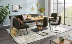 KOINOR Eckbank Dining System 3 | Anthrazit rechts 217|cm