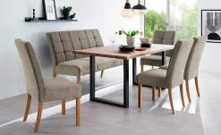 Woodford Polsterbank Renaldo | Cappuccino (Braun) Eiche geölt