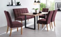 Woodford Polsterbank Renaldo | Bordeaux Eiche geölt