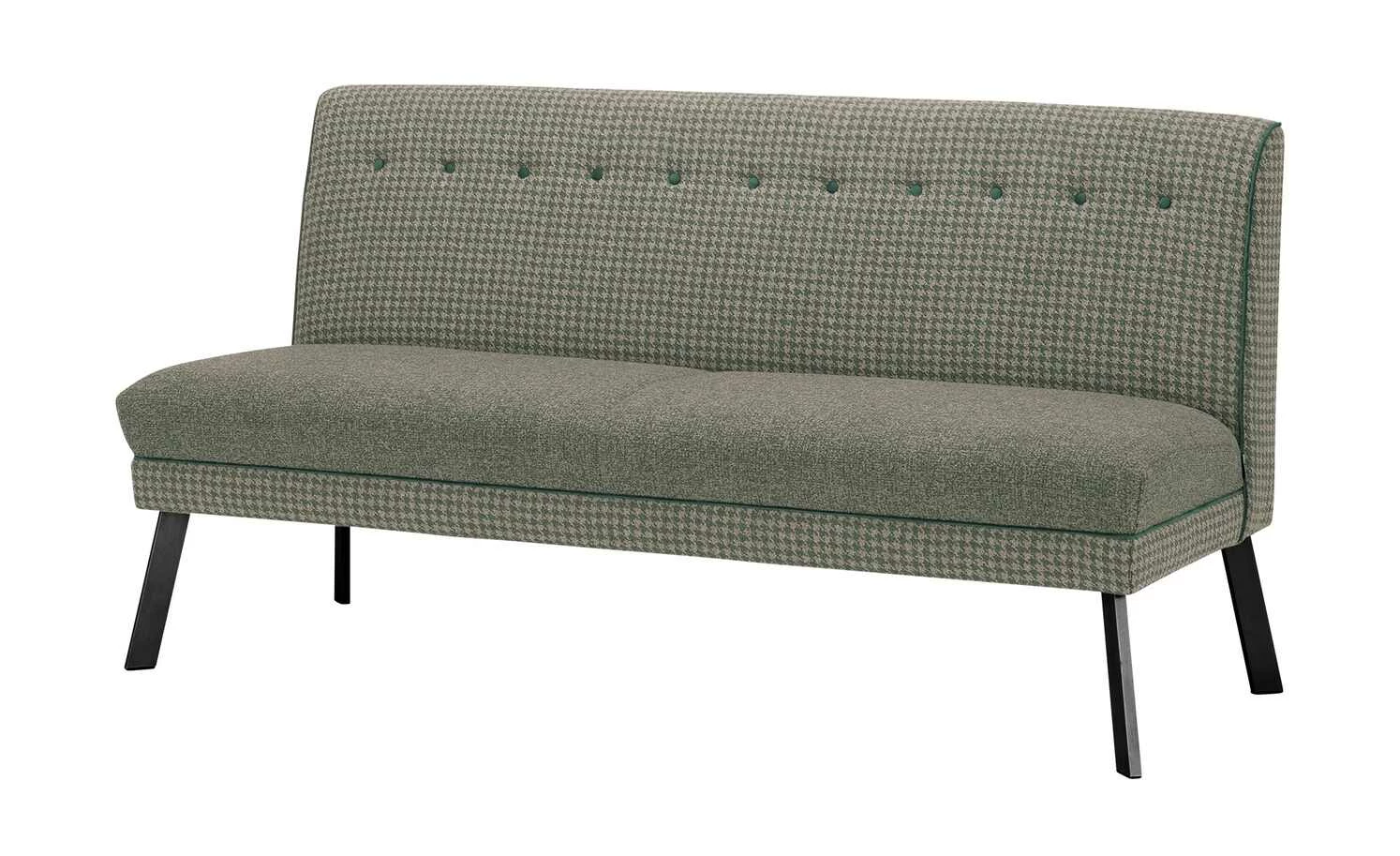 Barnickel Küchensofa Tabea | Grün / Taupe 126|cm Schwarz 2 Barnickel Küchensofa Tabea | Grün / Taupe 126|cm Schwarz – Bild 2
