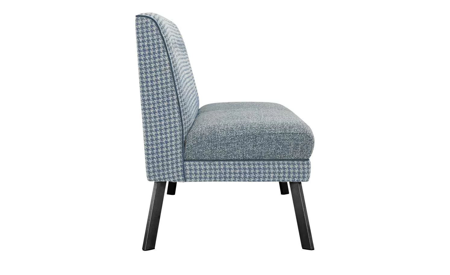 Barnickel Küchensofa Tabea | Blau / Hellgrau 126|cm Schwarz 3 Barnickel Küchensofa Tabea | Blau / Hellgrau 126|cm Schwarz – Bild 3