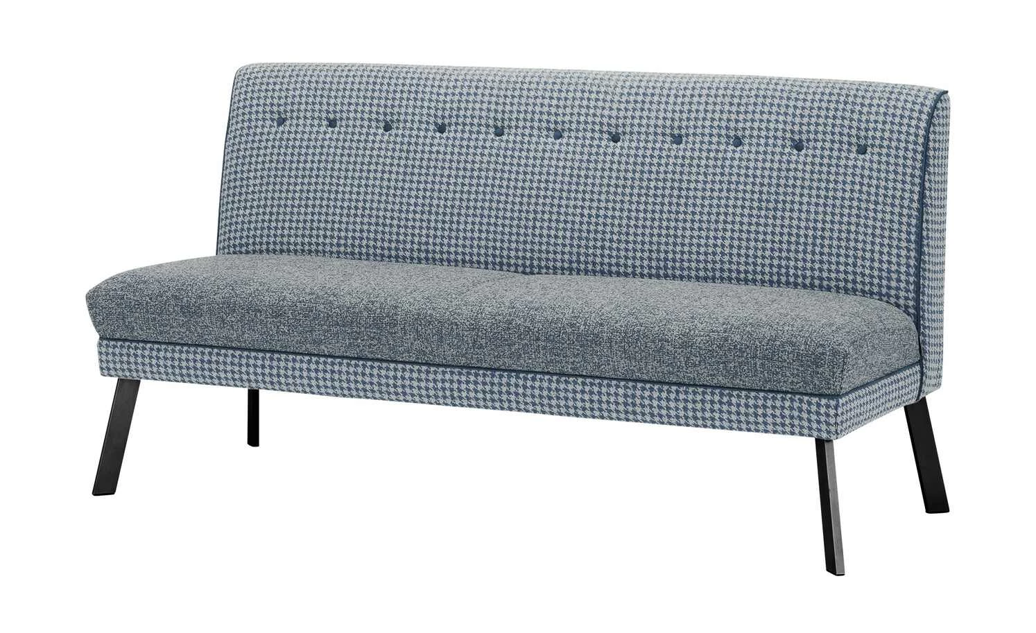 Barnickel Küchensofa Tabea | Blau / Hellgrau 126|cm Schwarz 2 Barnickel Küchensofa Tabea | Blau / Hellgrau 126|cm Schwarz – Bild 2
