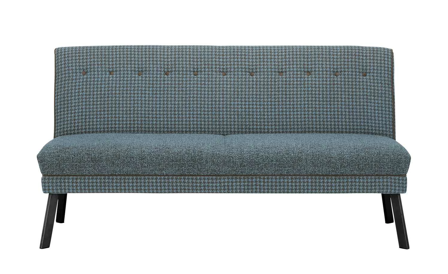 Barnickel Küchensofa Tabea | Blau / Braun 126|cm Schwarz 4 Barnickel Küchensofa Tabea | Blau / Braun 126|cm Schwarz – Bild 4