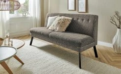 Barnickel Küchensofa Tabea | Braun / Dunkelbraun 126|cm Schwarz