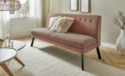 Barnickel Küchensofa Tabea | Rot / Taupe 126|cm Schwarz
