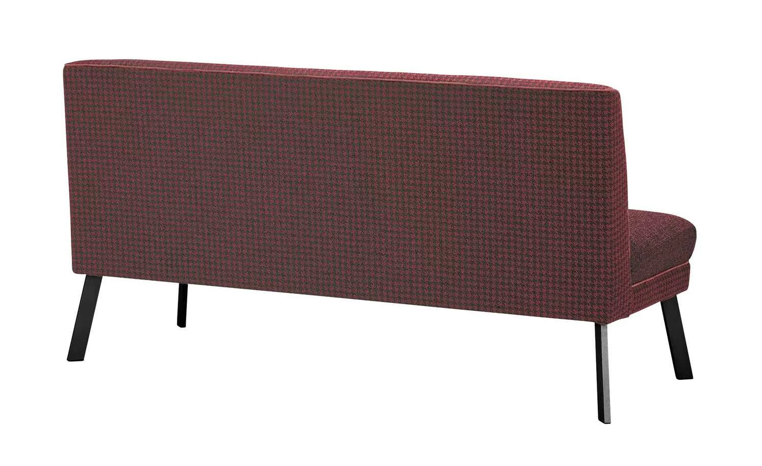 Barnickel Küchensofa Tabea | Bordeaux / Grau 126|cm Schwarz 4 Barnickel Küchensofa Tabea | Bordeaux / Grau 126|cm Schwarz – Bild 4