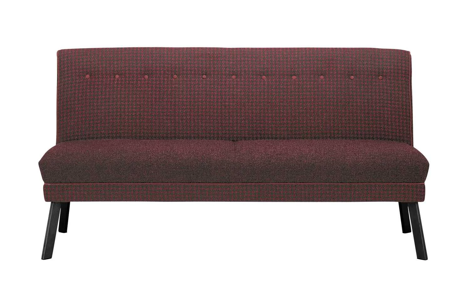 Barnickel Küchensofa Tabea | Bordeaux / Grau 126|cm Schwarz 5 Barnickel Küchensofa Tabea | Bordeaux / Grau 126|cm Schwarz – Bild 5