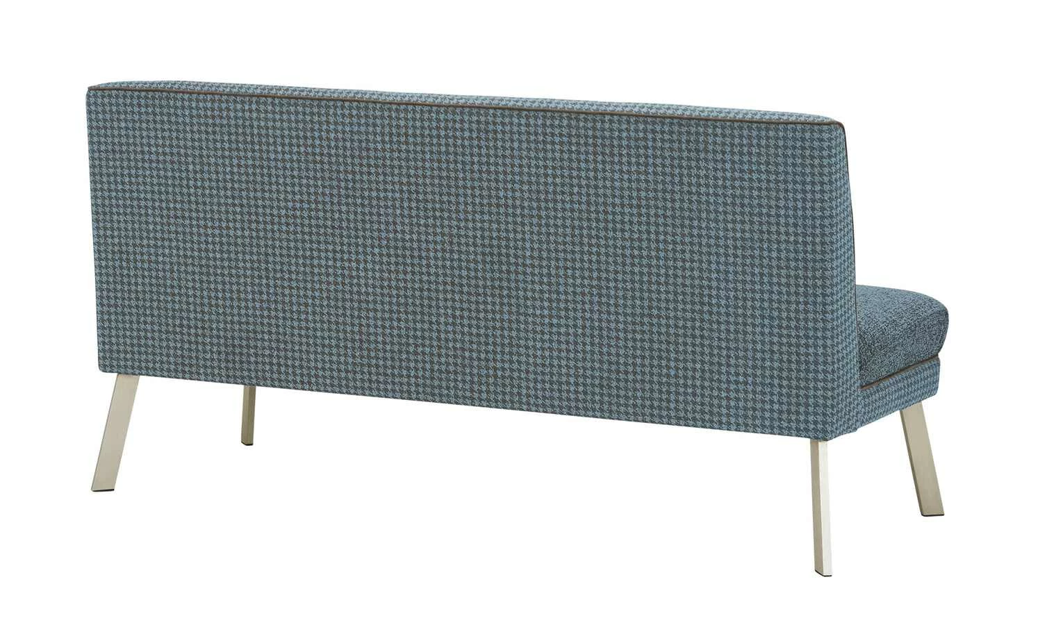 Barnickel Küchensofa Tabea | Blau / Braun 126|cm Edelstahl 4 Barnickel Küchensofa Tabea | Blau / Braun 126|cm Edelstahl – Bild 4