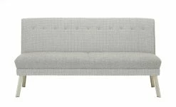 Barnickel Küchensofa Tabea | Hellgrau / Creme 126|cm Edelstahl -Bänke Verkaufsladen 15305023 4 202205122232