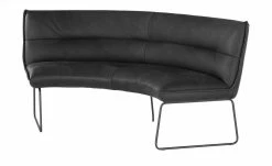 KOINOR Leder-Rundbank Essay | Omega (Dunkelgrau)