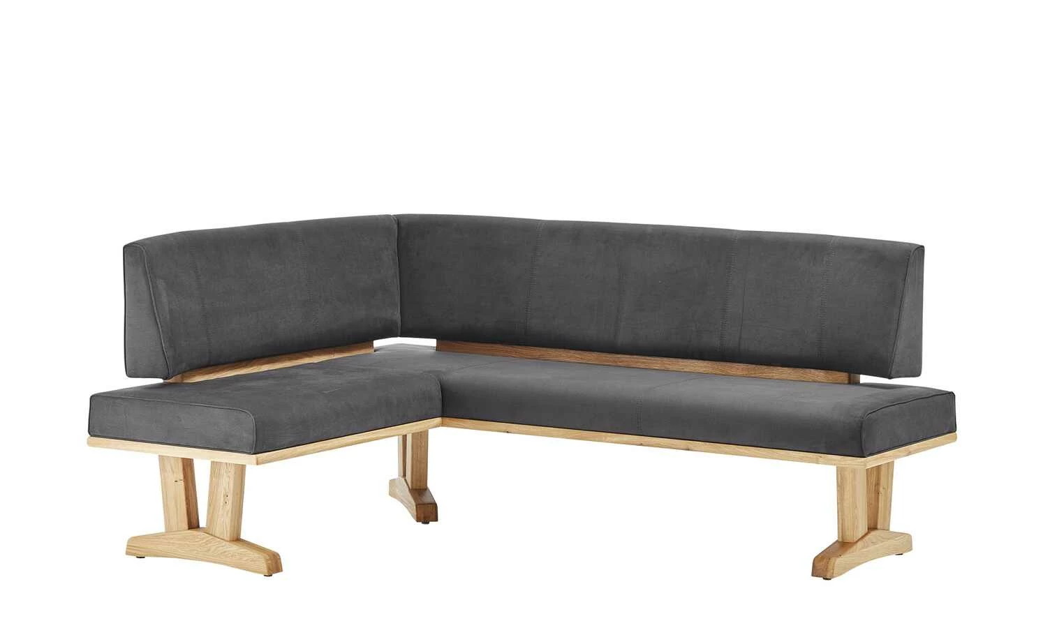 Eckbank Mila | Graphit (Dunkelgrau) rechts Schenkelmaß: 202 cm 2 Eckbank Mila | Graphit (Dunkelgrau) rechts Schenkelmaß: 202 cm – Bild 2