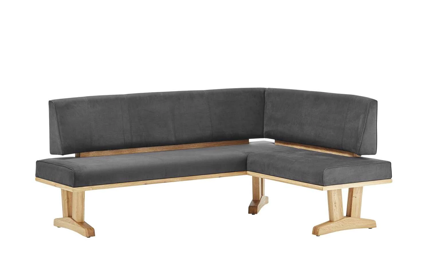Eckbank Mila | Graphit (Dunkelgrau) links Schenkelmaß: 202 cm 2 Eckbank Mila | Graphit (Dunkelgrau) links Schenkelmaß: 202 cm – Bild 2