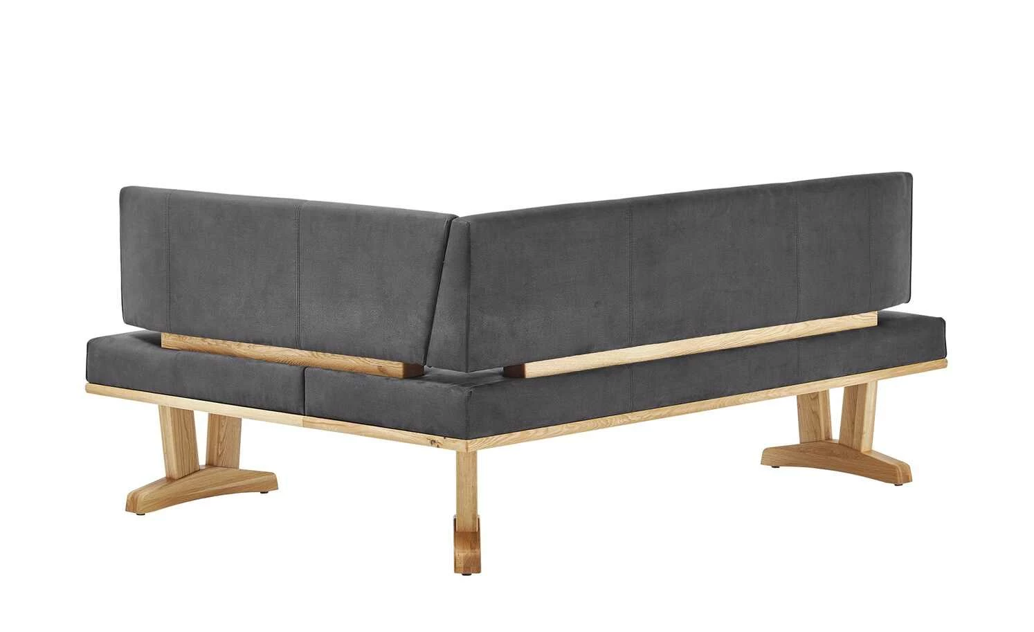 Eckbank Mila | Graphit (Dunkelgrau) links Schenkelmaß: 202 cm 4 Eckbank Mila | Graphit (Dunkelgrau) links Schenkelmaß: 202 cm – Bild 4