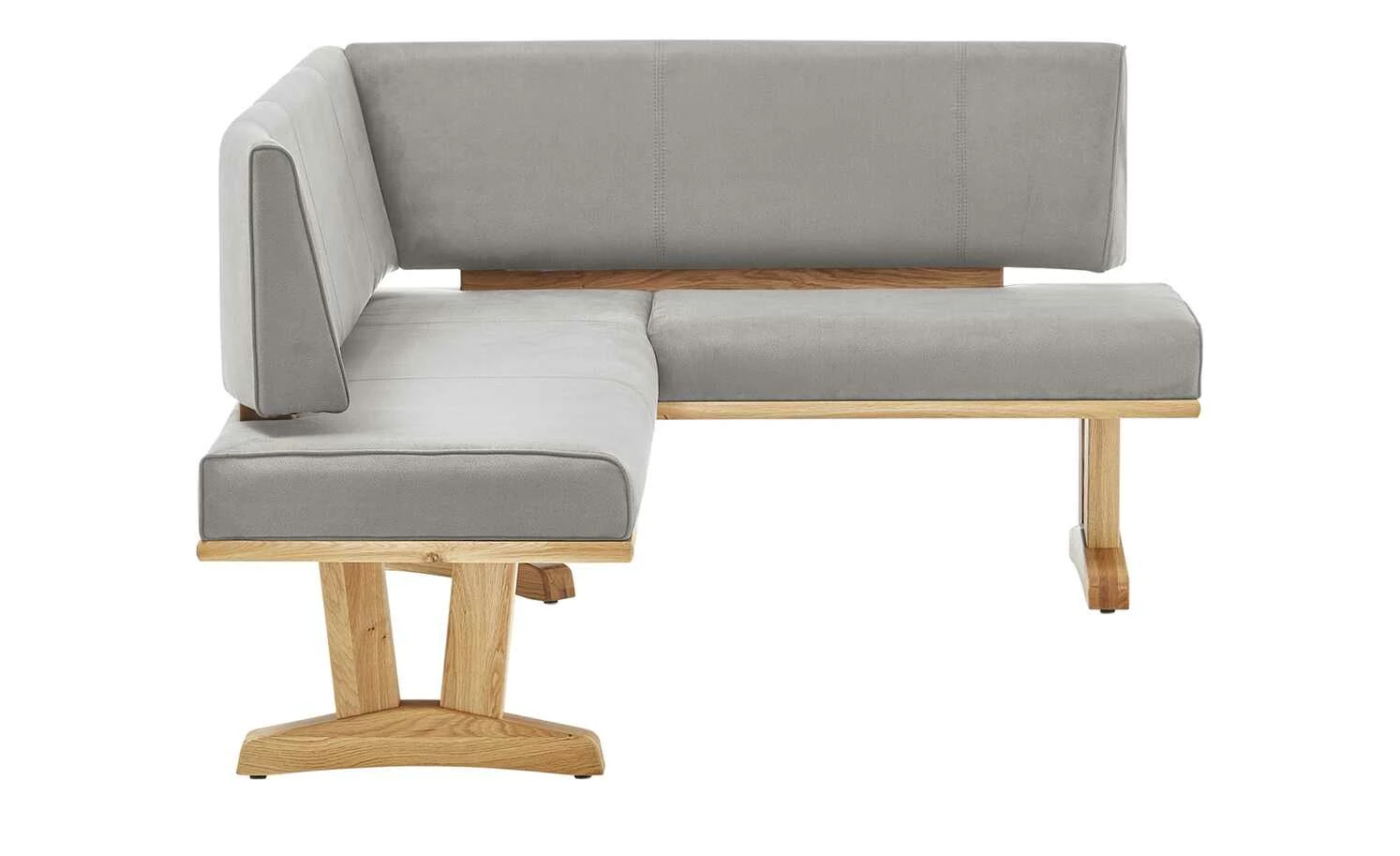 Eckbank Mila | Platingrau (Hellgrau) links Schenkelmaß: 202 cm 3 Eckbank Mila | Platingrau (Hellgrau) links Schenkelmaß: 202 cm – Bild 3