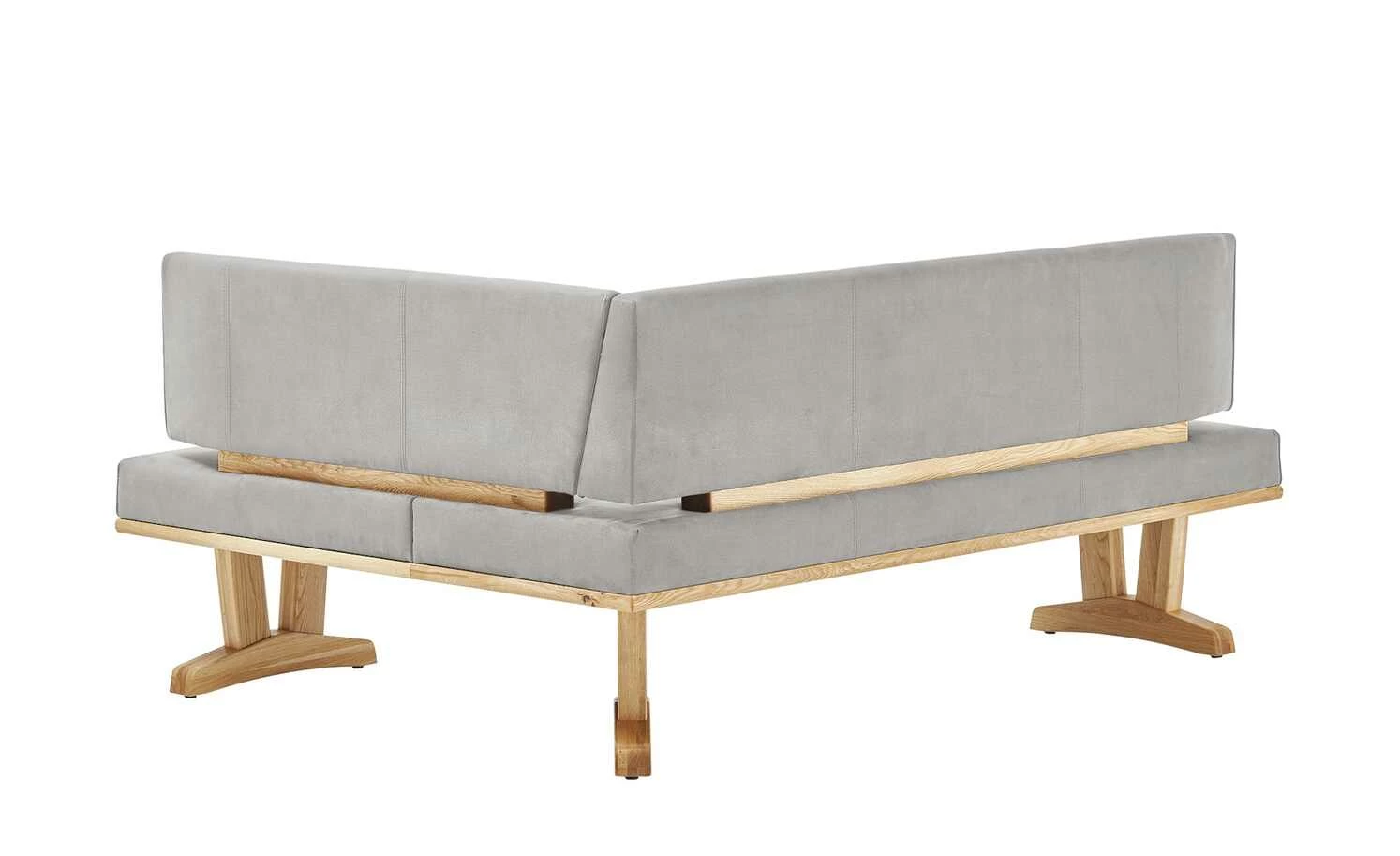 Eckbank Mila | Platingrau (Hellgrau) links Schenkelmaß: 202 cm 4 Eckbank Mila | Platingrau (Hellgrau) links Schenkelmaß: 202 cm – Bild 4