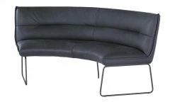 KOINOR Leder-Rundbank Essay | Night (Dunkelblau)