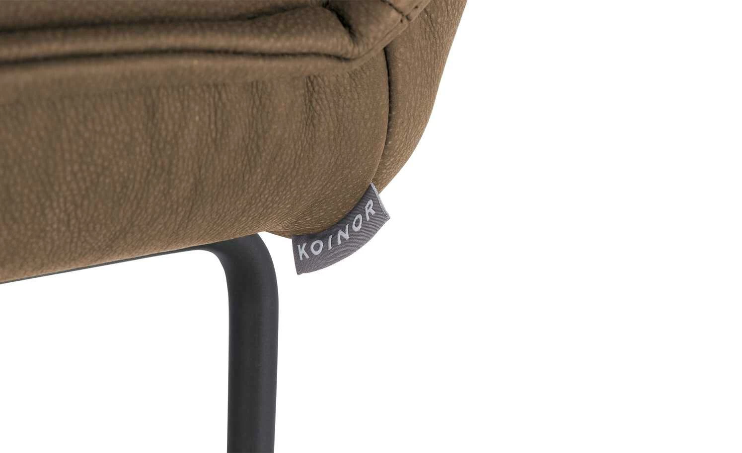 KOINOR Leder-Rundbank Essay | Chai (Hellbraun) 6 KOINOR Leder-Rundbank Essay | Chai (Hellbraun) – Bild 6