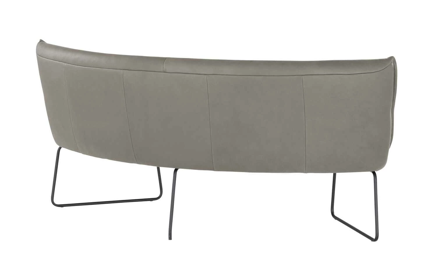 KOINOR Leder-Rundbank Essay | Asphalt (Hellgrau) 2 KOINOR Leder-Rundbank Essay | Asphalt (Hellgrau) – Bild 2