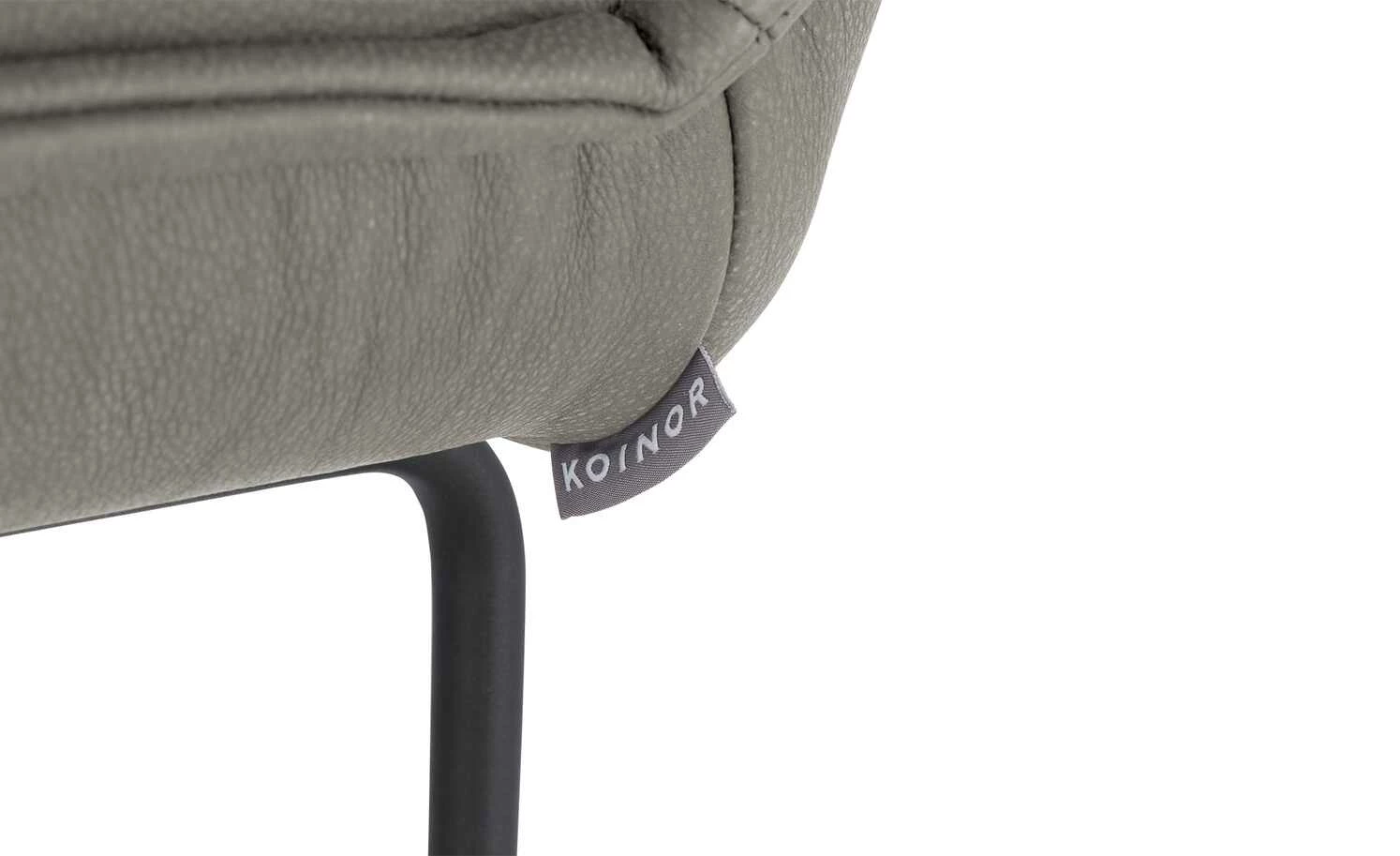 KOINOR Leder-Rundbank Essay | Asphalt (Hellgrau) 8 KOINOR Leder-Rundbank Essay | Asphalt (Hellgrau) – Bild 8