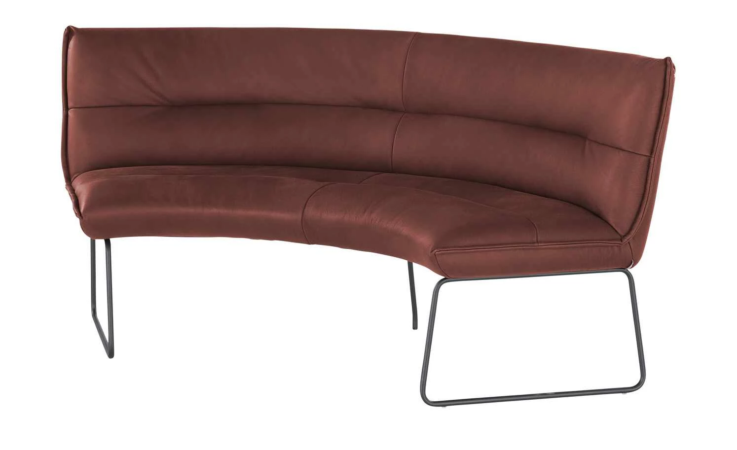 KOINOR Leder-Rundbank Essay | Chilli (Rot) 1 KOINOR Leder-Rundbank Essay | Chilli (Rot)