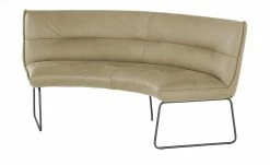 KOINOR Leder-Rundbank Essay | Jade (Beige)