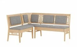 Polster-Eckbank Choice | Graphit (Hellgrau) rechts