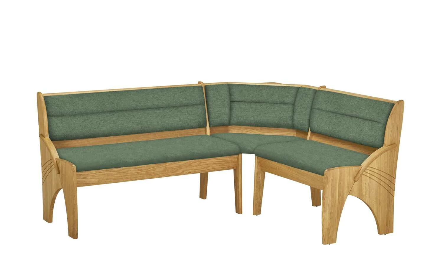 Truheneckbank massiv Multistar | Verde (Grün) 147x127 cm 2 Truheneckbank massiv Multistar | Verde (Grün) 147x127 cm – Bild 2