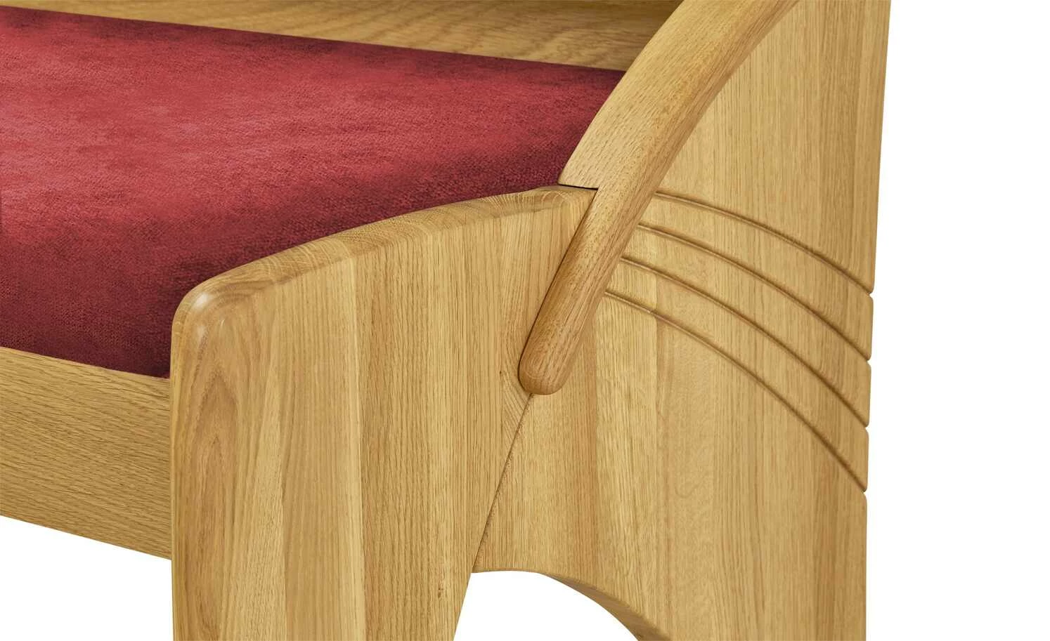 Truheneckbank massiv Multistar | Kirsche (Rot) 147x127 cm 4 Truheneckbank massiv Multistar | Kirsche (Rot) 147x127 cm – Bild 4