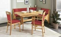 Truheneckbank massiv Multistar | Kirsche (Rot) 147x127 cm