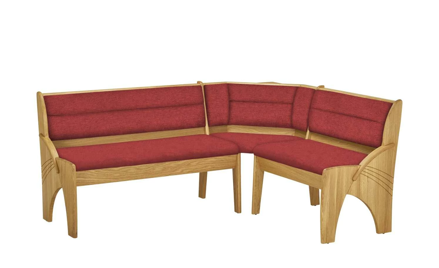 Truheneckbank massiv Multistar | Kirsche (Rot) 147x127 cm 2 Truheneckbank massiv Multistar | Kirsche (Rot) 147x127 cm – Bild 2